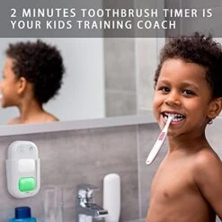 Toothbrushing Timer For Kids , Training 20 Second Hand Washing And 2 Minutes Teeth Brushing, Stick On Bathroom Timer For Children With Indicator Lights（2 Packs） -Peugeot Shop 41w8ugzx3cL