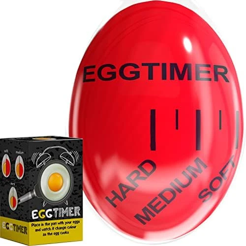 Kitchen Egg Timer That Changes Colors When Done, Hard Boiled Egg Timers, Perfect Egg Timer For Boiling Eggs, Perfect Egg Boiler Timer By RevolMax (2 Pack, Red) 8 Kitchen Egg Timer That Changes Colors When Done, Hard Boiled Egg Timers, Perfect Egg Timer For Boiling Eggs, Perfect Egg Boiler Timer By RevolMax (2 Pack, Red) - Image 8