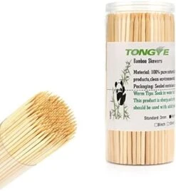 [200 PCS] 6 Inch Bamboo Skewers, Premium Wooden Skewers Without Splinters, Skewers For Grilling, BBQ, Appetizer, Fruit Kabobs, Chocolate Fountain, Cocktail Toothpicks, And Food Skewer Sticks. -Peugeot Shop 41wI9WcVYwL. AC