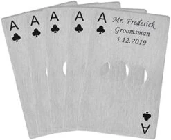 Bottle Opener, Yoption 10pcs Stainless Steel Credit Card Size Casino Beer Bottle Opener For Wedding Party Groomsmen Bridesmaid Gifts 20 Bottle Opener, Yoption 10pcs Stainless Steel Credit Card Size Casino Beer Bottle Opener For Wedding Party Groomsmen Bridesmaid Gifts -Peugeot Shop 41wfnETJ uL. AC