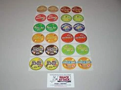 (24) VENDSTAR 3000 Bulk Candy Vending Machine Candy Label Stickers - New OEM /!