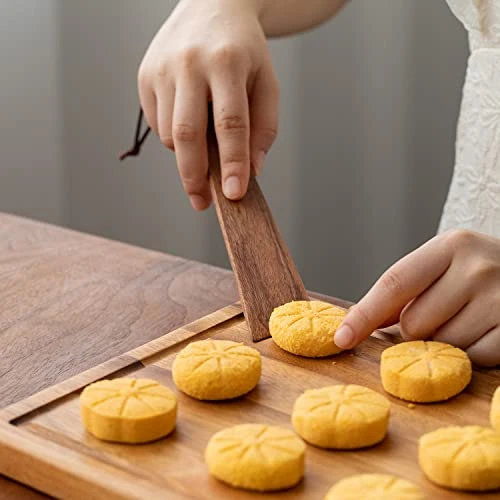 Muso Wood 9.8" Teak Wood Spatula For Cooking, Small Wood Flipper, Non-Stick Spatula Set, Multi-Purpose Spatulas For Flipping, Serving, Scraping & Turning (Set Of 1) 2 Muso Wood 9.8" Teak Wood Spatula For Cooking, Small Wood Flipper, Non-Stick Spatula Set, Multi-Purpose Spatulas For Flipping, Serving, Scraping & Turning (Set Of 1) - Image 2