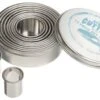 Plain Edge Round Cutters In Graduated Sizes, Stainless Steel, 11 Pc Set