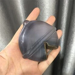 DOFRYG Specimen Healed Natural Agate Geode Hand Carved Christmas Hat Stocking Healing Stones For Decoration Gift As A Gift (Color : 02, Size : Random) -Peugeot Shop 41x5Oz7zuNL