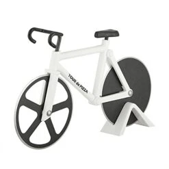 Bicycle Pizza Cutter - The Tour De Pizza Bicycle Pizza Cutter Has Dual Stainless Steel Pizza Cutter Wheels - Unique Gifts - Funny Gifts - Kitchen Gadgets - Tiktok Trend Items - Bike Pizza Cutter
