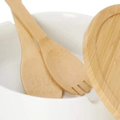 4-Piece Salad Serving Set, Dishwasher, Oven, Freezer Safe, 9.25x3.50, White 7 4-Piece Salad Serving Set, Dishwasher, Oven, Freezer Safe, 9.25x3.50, White -Peugeot Shop 41xHqcEJijL