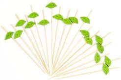 Cocktail Picks Handmade Bamboo Toothpicks 100pcs 4.7” In Green Cacti -Peugeot Shop 41xKemHYQHL. AC