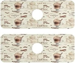 Coffee Grinder Chocolate Sweets Faucet Drying Mat Coffee Beans Silicone Kitchen Faucet Mat Sink Splash Guard Drip Catcher Dish Soap Sponge Holder For Guard Bathroom Farmhouse M -Peugeot Shop 41xMp5cpyjL. AC