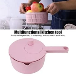 Large Salad Spinner,Quick And Easy Multi-Use Lettuce Spinner, Vegetable Washer Dryer Drainer Strainer,Compact Storage, For Washing, Cleaning & Drying Greens, Fruits