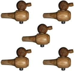 Care Essentials - American Oak Barrel Small Bungs For 1-5 Liter Barrels (5 Pack) - Replacement For Worn Bungs -Peugeot Shop 41xdNRT5IcL. AC