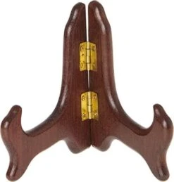 Hinged Medium Wood Stand, 4" H X 4.5" W X 3" D (For 3.5" - 5" Plates), Pack Of 3 9 Hinged Medium Wood Stand, 4" H X 4.5" W X 3" D (For 3.5" - 5" Plates), Pack Of 3 -Peugeot Shop 41xehWU3ZHL. AC 3
