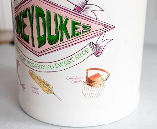Harry Potter Honeydukes Sweets 10-Inch Ceramic Cookie Jar | Food Storage Jar For Candy, Spice | Flour And Sugar Containers With Lids, Home & Kitchen Canisters For Counter Top, Housewarming Gifts 3 Harry Potter Honeydukes Sweets 10-Inch Ceramic Cookie Jar | Food Storage Jar For Candy, Spice | Flour And Sugar Containers With Lids, Home & Kitchen Canisters For Counter Top, Housewarming Gifts - Image 3