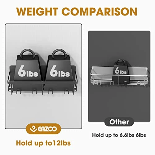 EAZOO Spice Racks Magnetic For Refrigerator,Spice Organizers Black Color(4Pack) 3 EAZOO Spice Racks Magnetic For Refrigerator,Spice Organizers Black Color(4Pack) - Image 3