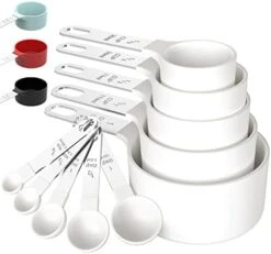 Measuring Cups & Spoons Set, Stackable Cups And Spoons, Nesting Measure Cups With Stainless Steel Handle, Kitchen Gadgets For Cooking & Baking (5+5, Black) 21 Measuring Cups & Spoons Set, Stackable Cups And Spoons, Nesting Measure Cups With Stainless Steel Handle, Kitchen Gadgets For Cooking & Baking (5+5, Black) -Peugeot Shop 41xjAhVxrDL. AC