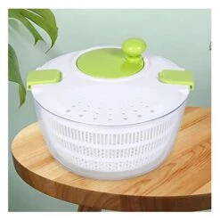 HEIMP Dryer Multifunction Salad Spinner Kitchen Vegetable Fruit Dryer Drainer Lettuce Greens Washer Strainer Drying Machine Kitchen Tools Kitchen Slicer