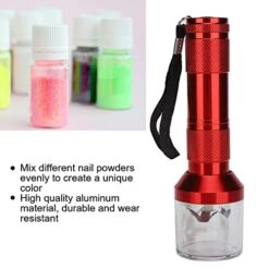 Nail Art Powder Mixing Grinder, Tobacco Grinder, Electric Grinder For Spice, Powder Grinding Machine Tool For Home Or Manicure Store(red) -Peugeot Shop 41xldNVBXIL