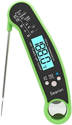 Meat Thermometer For Cooking - FT002R Instant Read Food Thermometer For Kitchen BBQ Grilling Smoker Baking Turkey. (Red + Black) 8 Meat Thermometer For Cooking - FT002R Instant Read Food Thermometer For Kitchen BBQ Grilling Smoker Baking Turkey. (Red + Black) - Image 8