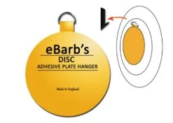 EBarb's"The Original" English Plate Hanger Disc-a Quantity Of Four 2 Inch Hangers -Peugeot Shop 41y2oe2Qa7L