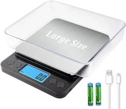 Upgraded Large Size Food Scale For Food Ounces And Grams, YONCON Kitchen Scales Digital Weight For Cooking, Baking, 5kg By 0.1g High Accurate Gram Scale With 2 Tray, Tare Function, LCD Display 10 Upgraded Large Size Food Scale For Food Ounces And Grams, YONCON Kitchen Scales Digital Weight For Cooking, Baking, 5kg By 0.1g High Accurate Gram Scale With 2 Tray, Tare Function, LCD Display -Peugeot Shop 41y4wWDQzdL. AC