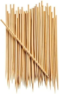 [100 Count] 12 Inch Bamboo Skewers For Shish Kabob, Grilling, Fruits, Appetizers, And Cocktails -Peugeot Shop 41y5uEGdWHL. AC
