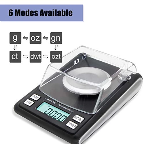 Digital Milligram Scale 50/0.001 G, High Precision Jewelry Scale With 20g Cal Weight, Scoop, Powder Pan And Tweezers For Powder Medicine, Reloading(Batteries Included) 2 Digital Milligram Scale 50/0.001 G, High Precision Jewelry Scale With 20g Cal Weight, Scoop, Powder Pan And Tweezers For Powder Medicine, Reloading(Batteries Included) - Image 2