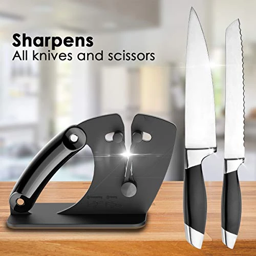 Knife Sharpener, LOFTER Upgrade Bracket Edge Kitchen Sharpener - Sharpens, Hones, Polishes Beveled Blades, Standard Blades - Chef's Knives, Kitchen Tools - Safe, Easy To Use 4 Knife Sharpener, LOFTER Upgrade Bracket Edge Kitchen Sharpener - Sharpens, Hones, Polishes Beveled Blades, Standard Blades - Chef's Knives, Kitchen Tools - Safe, Easy To Use - Image 4