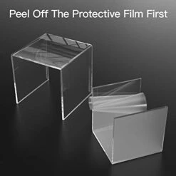 2 Set Acrylic Display Risers Display For Funko POP Figures, Jewelry Display Riser Shelf Showcase Fixtures, Clear Cake Stands For Candy Dessert Table Decorations-3"x4"x5" 9 2 Set Acrylic Display Risers Display For Funko POP Figures, Jewelry Display Riser Shelf Showcase Fixtures, Clear Cake Stands For Candy Dessert Table Decorations-3"x4"x5" -Peugeot Shop 41yNe5L2mlL