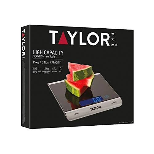 Taylor Pro High Capacity Kitchen Scales With Tare Functionality, 15 Kg 5 Taylor Pro High Capacity Kitchen Scales With Tare Functionality, 15 Kg - Image 5