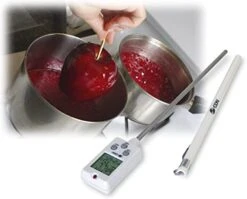 DTC450 Digital Candy/Deep Fry/Pre-Programmed & Programmable Thermometer, White, 10.4" -Peugeot Shop 41yVSIs5EFL