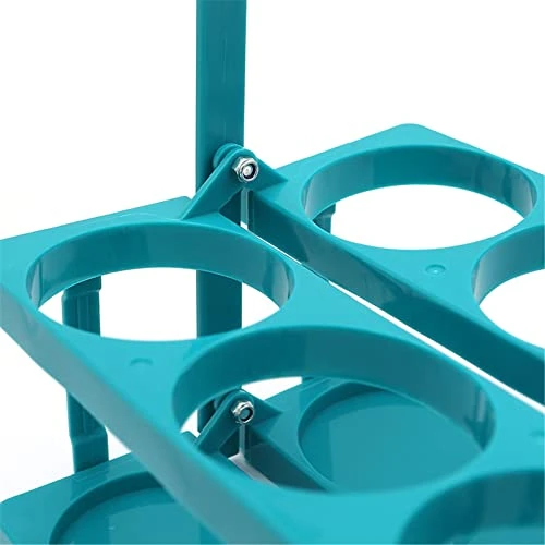 CASCAB Plastic Beer Portable Folding Basket Basket Foldable 6-Pack Beer Bottle Caddy Bucket Holder For Daily Use,C 5 CASCAB Plastic Beer Portable Folding Basket Basket Foldable 6-Pack Beer Bottle Caddy Bucket Holder For Daily Use,C - Image 5