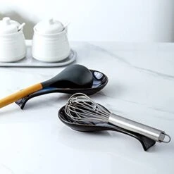 Ceramic Spoon Rest For Stove Top, Porcelain Spoon Holder, Large Spoon Rest For Kitchen Counter Stove Top, Spoon Rest Blue, Set Of 2 -Peugeot Shop 41yZlpsBMtS