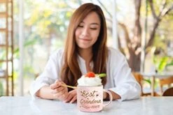 Best Grandma Mug Best Grandma Ever Mug Grandma Gifts Birthday Mothers Day Gifts For Grandma From Granddaughter Grandson Grandchildren Grandkids 12 Ounce Exquisite Box Spoon And Mug Mat Pink -Peugeot Shop 41yohCd2GEL