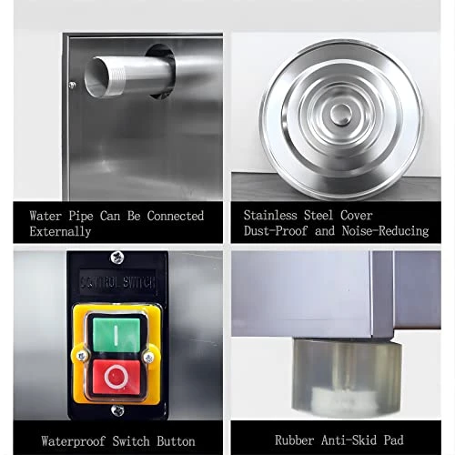 Electric Commercial Salad Spinner Large Inner Capacity (10kg Vegetable), 220V Stainless Steel Lettuce Spinner Vegetable Dryer For Canteens And Restaurants, One Key Switch 6 Electric Commercial Salad Spinner Large Inner Capacity (10kg Vegetable), 220V Stainless Steel Lettuce Spinner Vegetable Dryer For Canteens And Restaurants, One Key Switch - Image 6