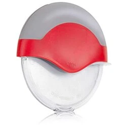 Pizza Cutter Wheel - Super Sharp And Easy To Clean Slicer, Kitchen Gadget With Protective Blade Guard (Green) (Red)