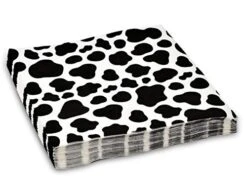 Cow Print Farm Animal Barn Party Supplies Set Includes 24 9" Paper Plates 24 7" Plate 24 9 Oz Cups 50 Lunch Napkin For Birthday Baby Shower Barnyard Cowboy Cowgirl Farmhouse Theme Disposable Tableware -Peugeot Shop 41yteMYVjHL