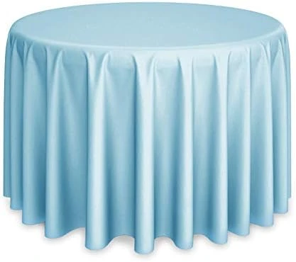 - 10 Premium 108" Round Tablecloths For Wedding/Banquet/Restaurant - Polyester Fabric Table Cloths - White 14 - 10 Premium 108" Round Tablecloths For Wedding/Banquet/Restaurant - Polyester Fabric Table Cloths - White - Image 14