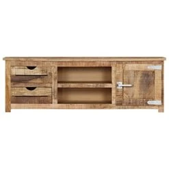 SCARSON TV Cabinet 47.2"x11.8"x15.7" Solid Mango Wood-7692