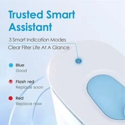 200-Gallon Long-Life 10-Cup Water Filter Pitcher With 1 Filter, NSF Certified, 5X Times Lifetime, Reduces Chlorine, BPA Free, Blue 8 200-Gallon Long-Life 10-Cup Water Filter Pitcher With 1 Filter, NSF Certified, 5X Times Lifetime, Reduces Chlorine, BPA Free, Blue -Peugeot Shop 41zGJIG4IqL