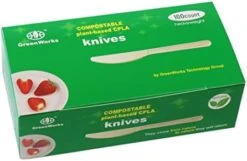 Greenworks Compostable Forks,100 Count 7" Heavyweight Biodegradable Disposable Cutlery Fork -Peugeot Shop 41zJpaWIGL. AC