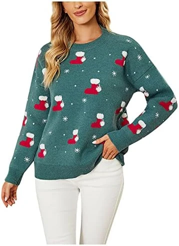 Crewneck Sweatshirts For Women Fall Plus Size Sweatshirts Long Sleeve Loose Tops Christmas Print Pullover Top Streetwear 4 Crewneck Sweatshirts For Women Fall Plus Size Sweatshirts Long Sleeve Loose Tops Christmas Print Pullover Top Streetwear - Image 4