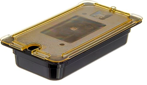 Carlisle FoodService Products 3086003 StorPlus High Heat Food Pan, 2.5" Deep, Third Size, Black, 1/3 Size (Pack Of 6) 3 Carlisle FoodService Products 3086003 StorPlus High Heat Food Pan, 2.5" Deep, Third Size, Black, 1/3 Size (Pack Of 6) - Image 3