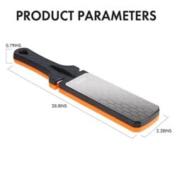 5-In-1 Knife Sharpener, Double-Sided Diamond Knife Sharpening Stone With 3 Slots For Coarse And Fine Grinding, Professional Sharpening Tool Knife Sharpeners For Knives Scissors (400/1000 Grit) -Peugeot Shop 41zcAbuhrKL