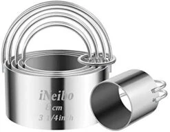 Biscuit Cutter Set, Cookie Cutter, Round Shape Circle Scone Cutters, Pastry Dough Baking Cutter, Shapes Pastry Cutter For Dumpling Skin Cutters, Dough, Pastry, Donut, Fondant, DIY, Cake Décor -Peugeot Shop 41zdUcDfZbL. AC