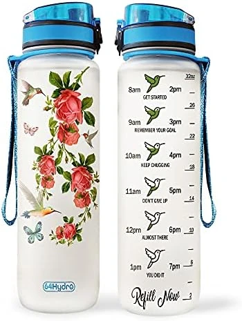 32oz 1Liter Motivational Water Bottle With Time Marker & Removable Strainer, Fast Flow, Flip Top Leakproof Durable BPA Free Non-Toxic For Home, Work, Fitness, Gym And Outdoor Sports 10 32oz 1Liter Motivational Water Bottle With Time Marker & Removable Strainer, Fast Flow, Flip Top Leakproof Durable BPA Free Non-Toxic For Home, Work, Fitness, Gym And Outdoor Sports - Image 10