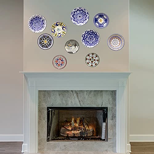 12 Pieces Plate Hangers 6, 8, 10 Inches Wall Invisible Plate Hangers Stainless Decorative Wire Plate Hangers With 12 Pieces Hangers Hook With Nails For Decorative Plates (Silver) 5 12 Pieces Plate Hangers 6, 8, 10 Inches Wall Invisible Plate Hangers Stainless Decorative Wire Plate Hangers With 12 Pieces Hangers Hook With Nails For Decorative Plates (Silver) - Image 5