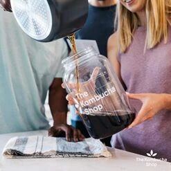 The Kombucha Shop Organic Kombucha Starter Kit - 1 Gallon Brewing Kit Includes All The Essentials Required For Brewing Kombucha At Home -Peugeot Shop 510gdW3YgYL