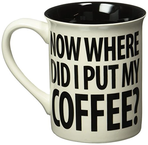 Enesco Our Name Is Mud “Forgetful” Stoneware Mug, 16 Oz. 2 Enesco Our Name Is Mud “Forgetful” Stoneware Mug, 16 Oz. - Image 2