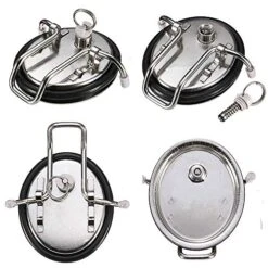 Semfeil Brew 304 Stainless Steel Cornelius Keg Lid New Replacement Corny Keg (Soda Keg) Lid With New O-ring For Cornelius Or Firestone Kegs For Homebrew Beer Kegging…
