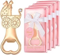 24Packs Carriage Shape Bottle Openers With Baby Boy Or Girl Shower Return Gift Boxes For Party Favors, Gifts Or Decorations For Guests -Peugeot Shop 510s0l8EYL. AC