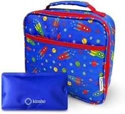 Dinosaur Lunch Box With For Boys With Ice Pack, Insulated Bag For Toddlers Kids Girls Baby Boy Daycare Pre-School Kindergarten, Container Boxes For Small Kid Snacks Lunches, BPA Free, Blue Orange Dino -Peugeot Shop 5111lnEaQL. AC